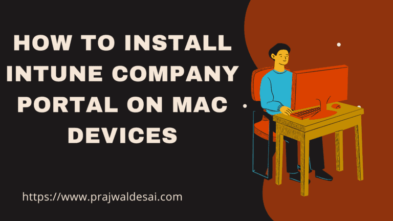 How to Install Intune Company Portal on Mac Devices