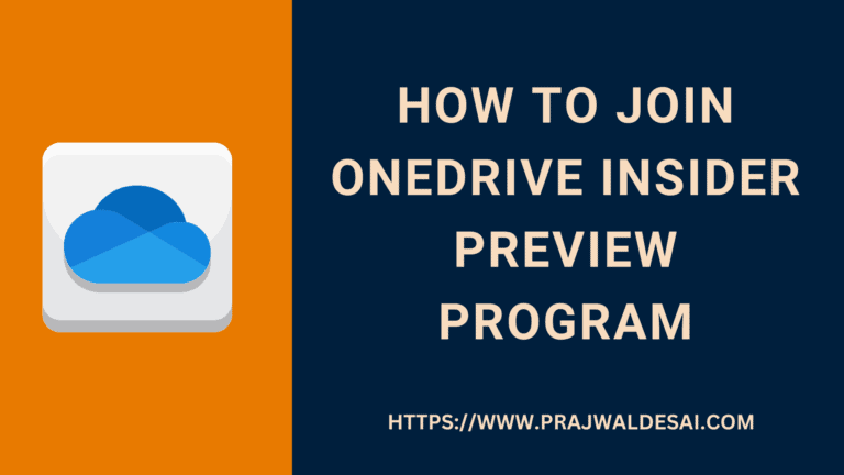 How to join OneDrive Insider Preview Program on Windows 11/10