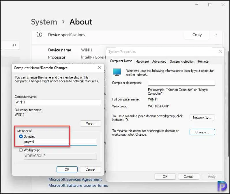 How to Join Windows 11 Computer to Domain