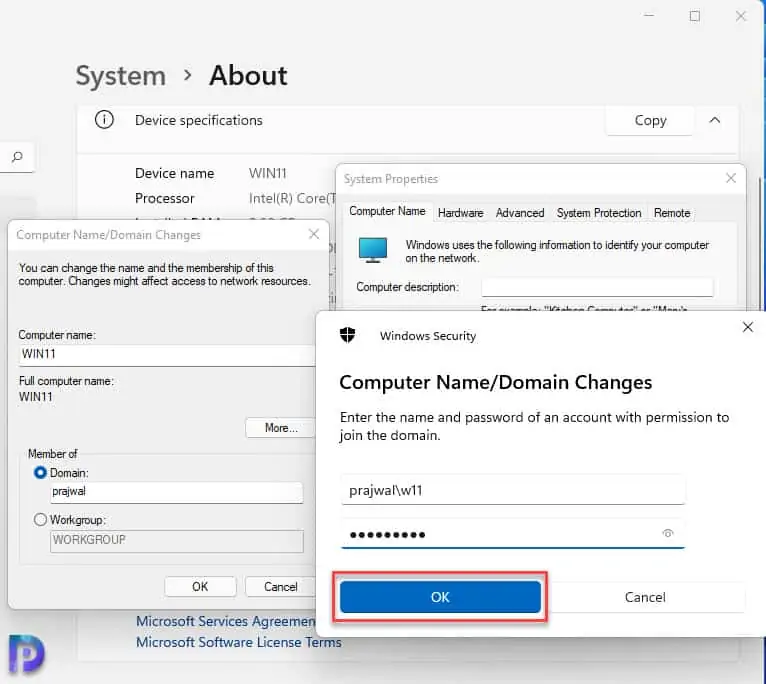 How to Join Windows 11 Computer to Domain