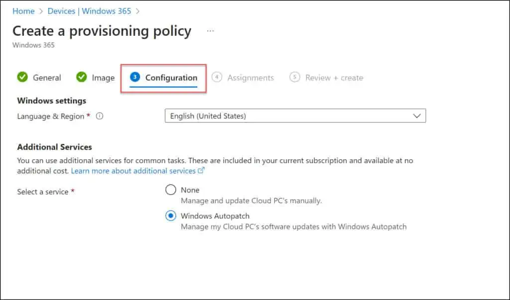 Provision Windows 365 Frontline Cloud PCs