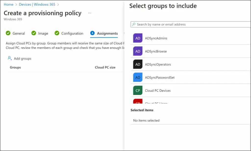 Provision Windows 365 Frontline Cloud PCs