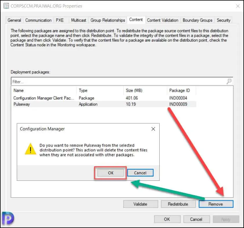 Remove Content from SCCM Distribution Point