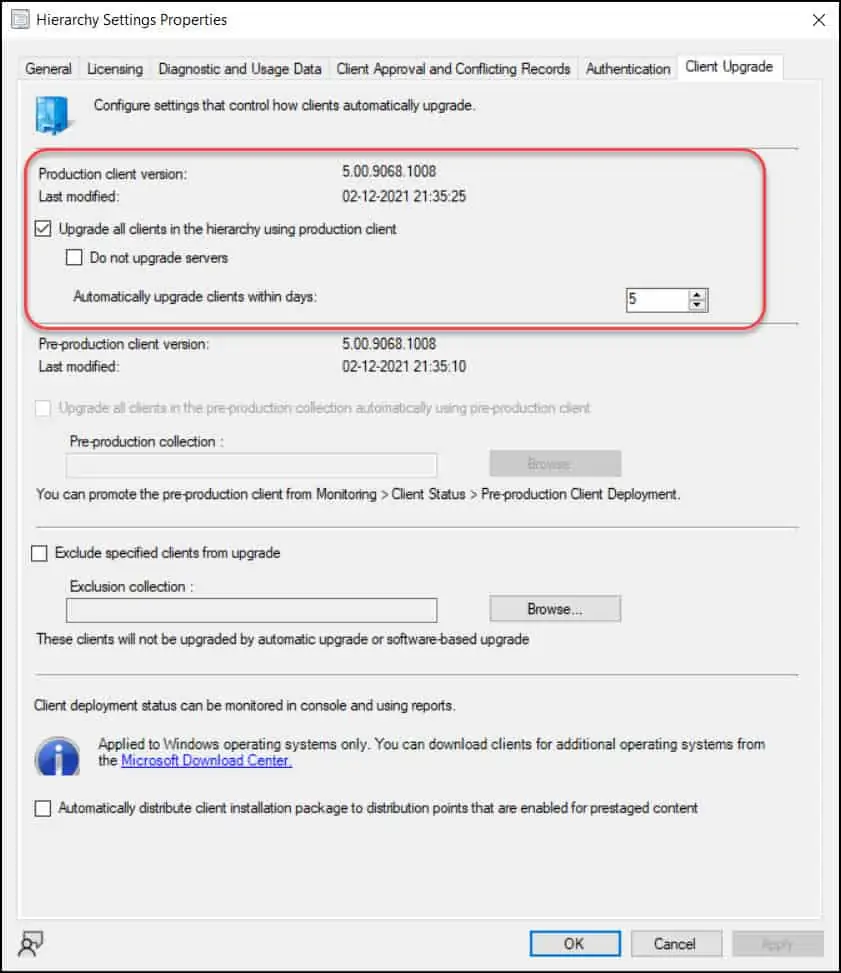 Perform Client Upgrade After Installing KB12709700