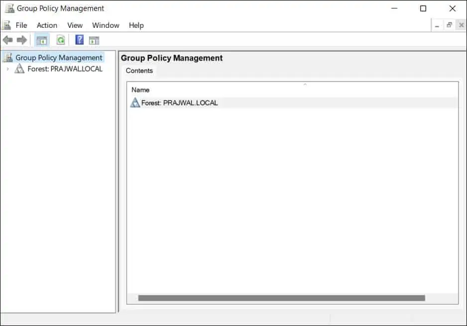 Launch the Group Policy Management Console in Windows 11