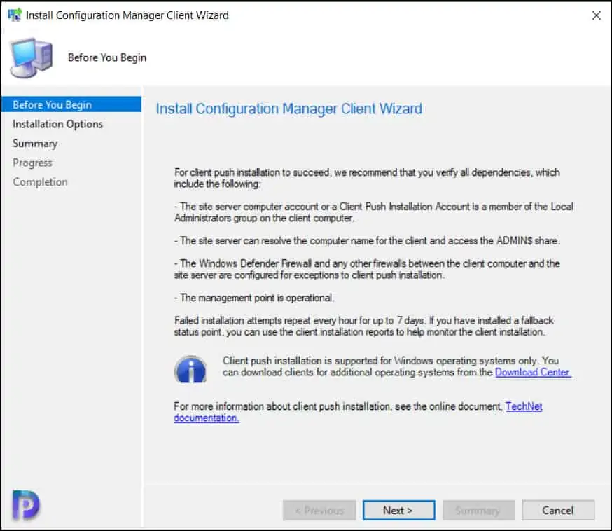 Using Client Push Method to Install SCCM Client Agent on Windows 11