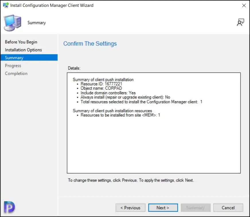 Install SCCM Client on Windows Server 2022