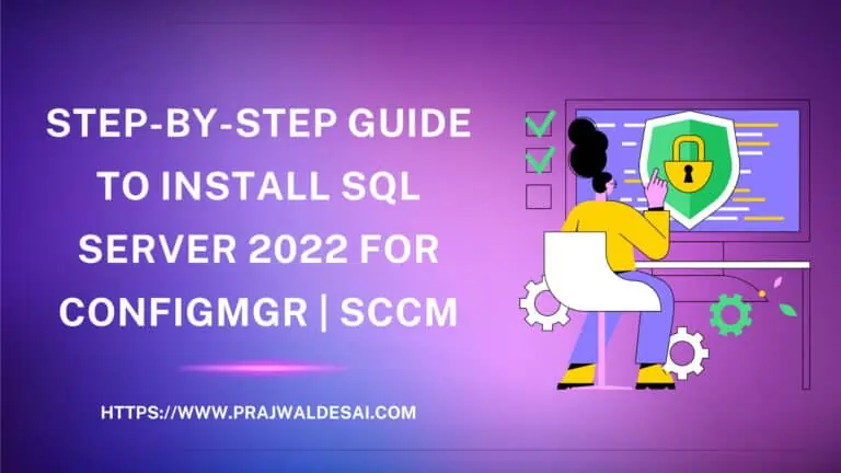 Guide to Install SQL Server 2022 for SCCM | ConfigMgr