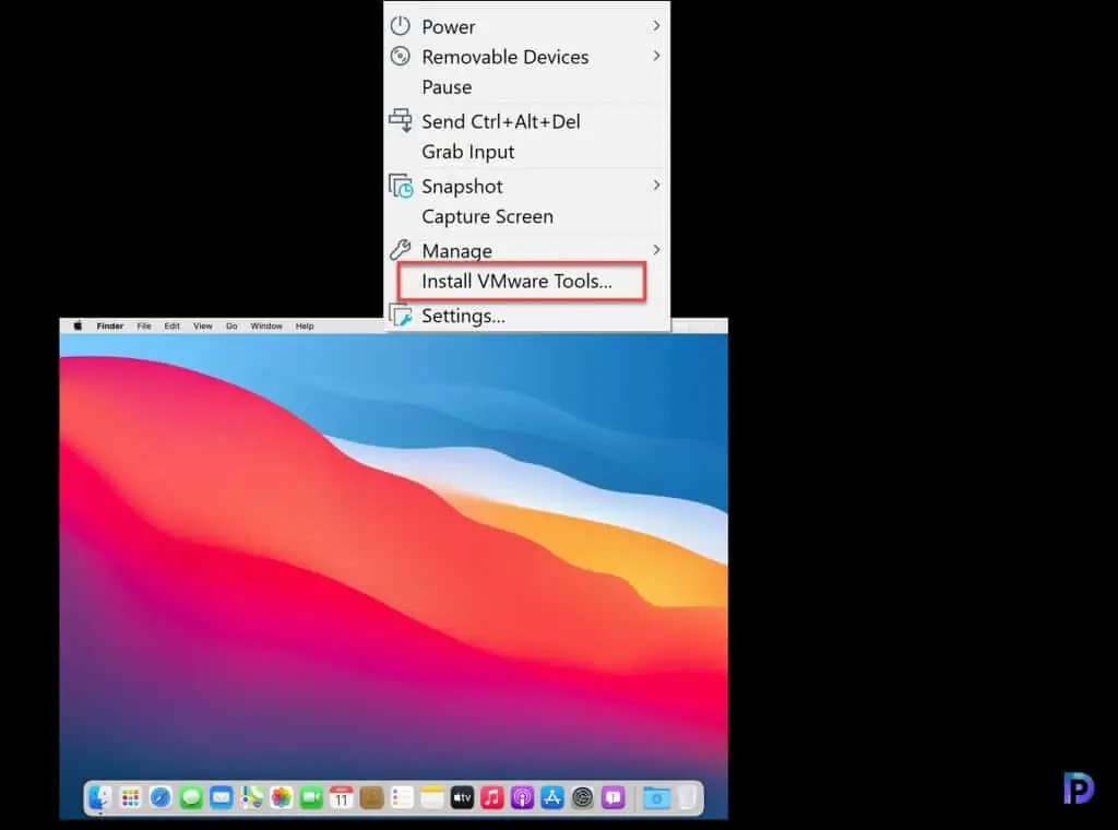Install VMware Tools on macOS Big Sur