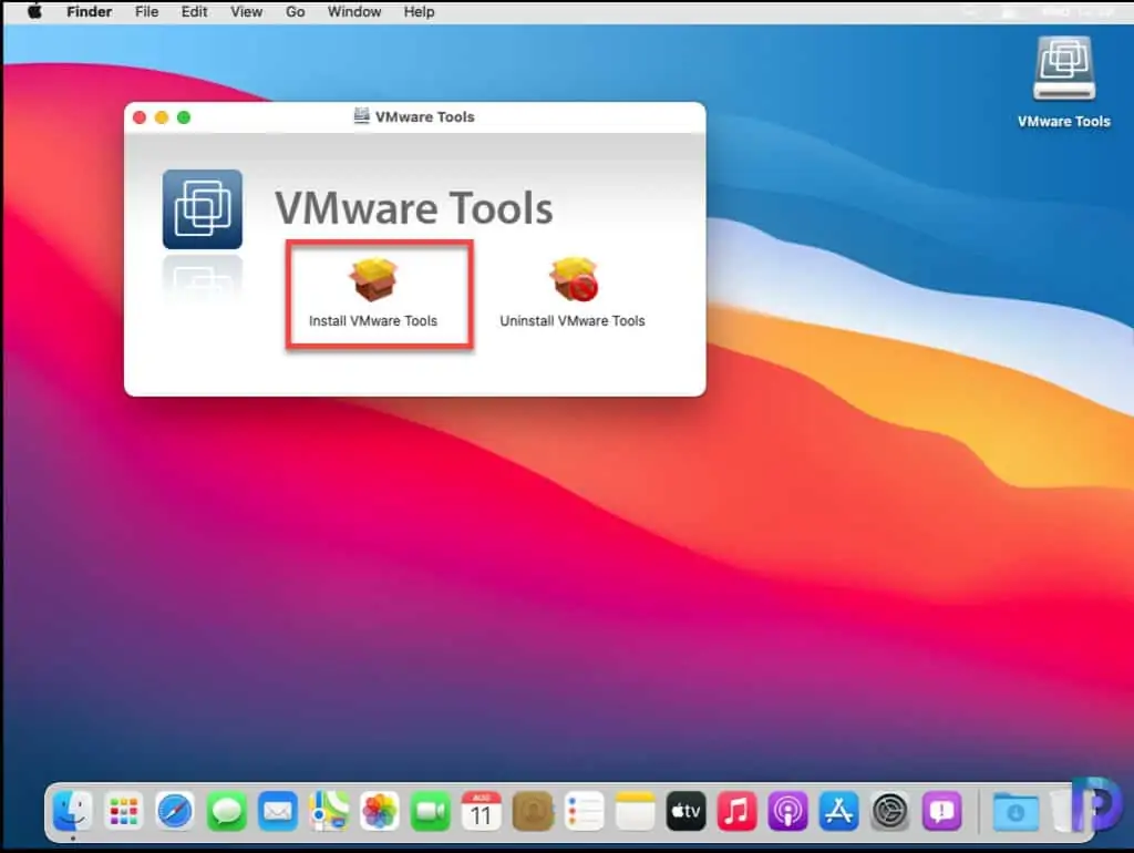 Install VMware Tools on macOS Big Sur