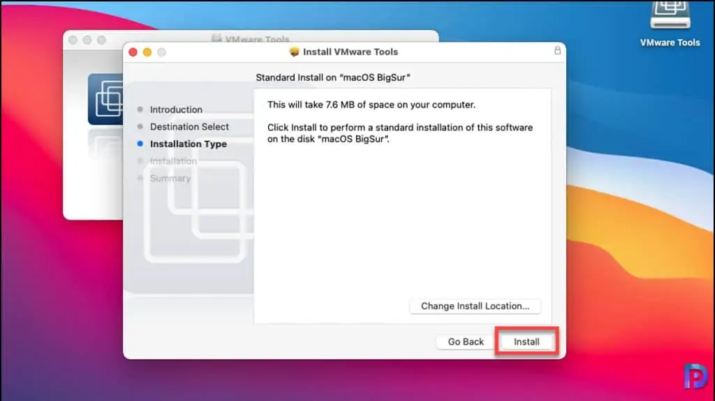 Install VMware Tools on macOS Big Sur