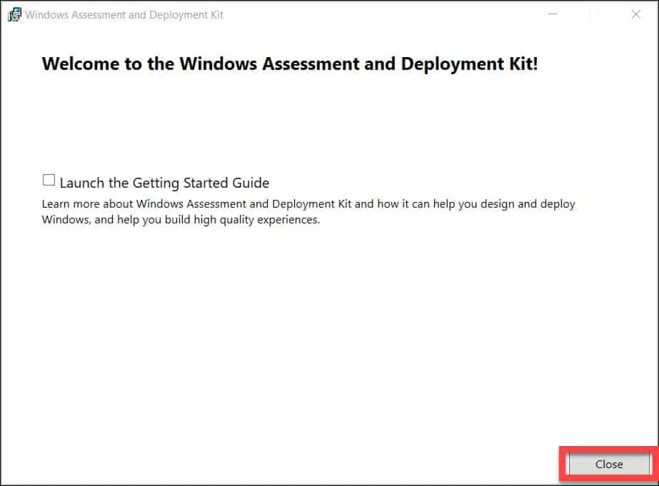 Install Windows 11 ADK