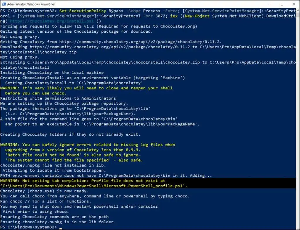 Install Windows Terminal using PowerShell | Chocolatey