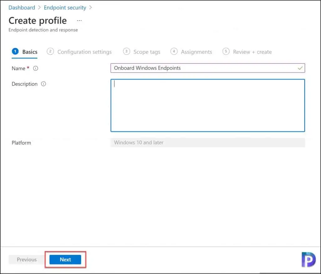 Onboard Windows Endpoints in Microsoft Defender via MEM