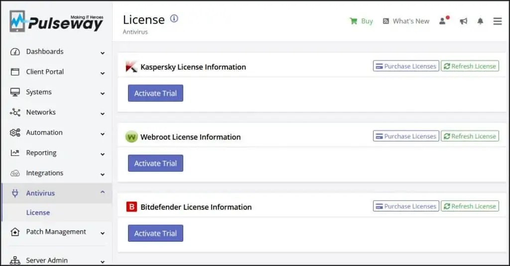 Pulseway Antivirus and Endpoint Protection