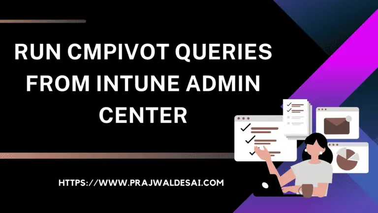 Run CMPivot Queries from Intune Admin Center (Tenant Attach)