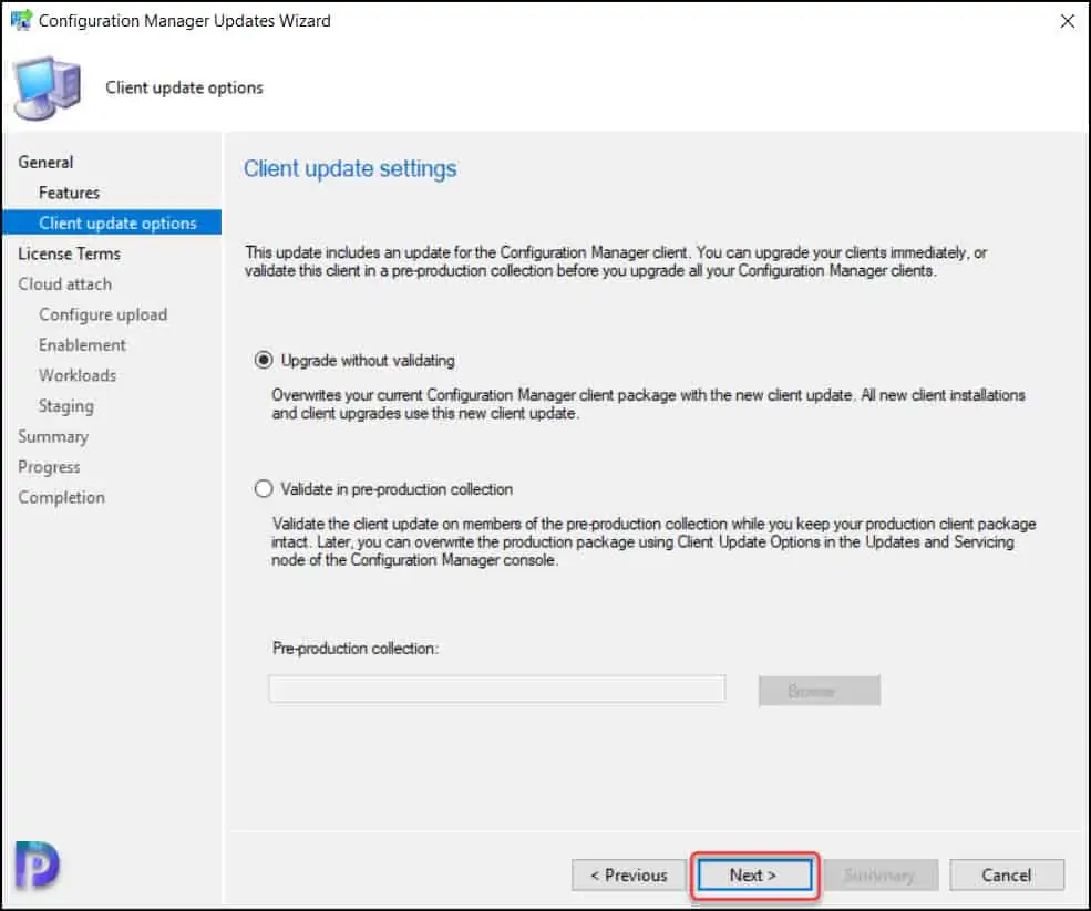 SCCM 2111 Client Upgrade Options