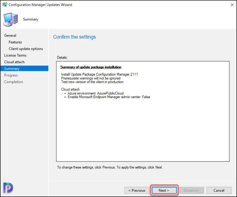 SCCM 2111 Upgrade - Summary