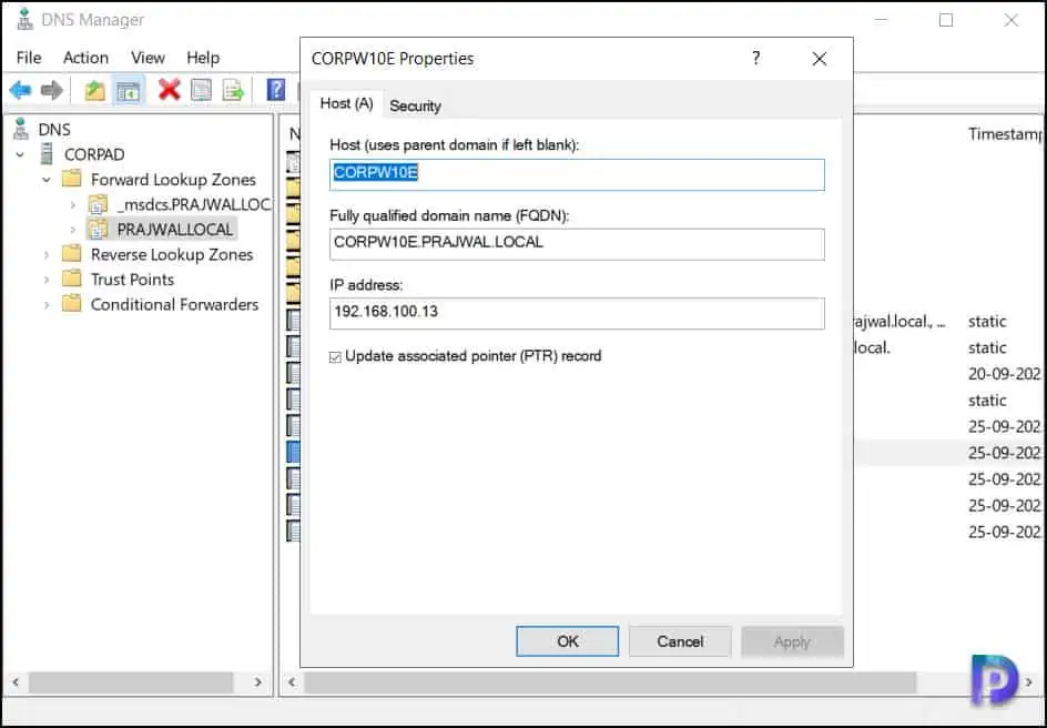 Verify Host Record in DNS | SCCM AD Discovery method fails with error code 11001