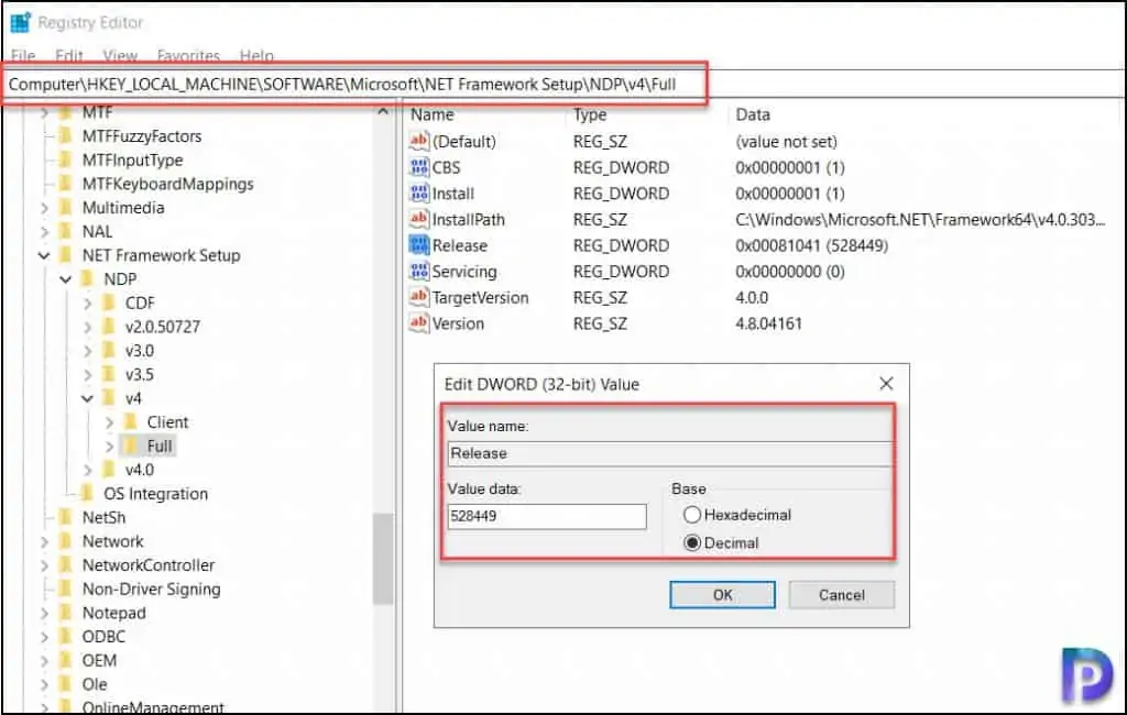 Troubleshoot .NET Framework 4.8 Detection Issue in SCCM