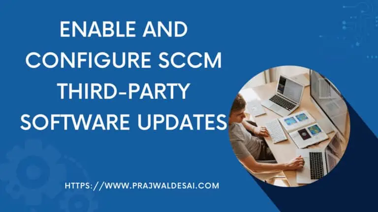 Enable and Configure SCCM Third-Party Software Updates