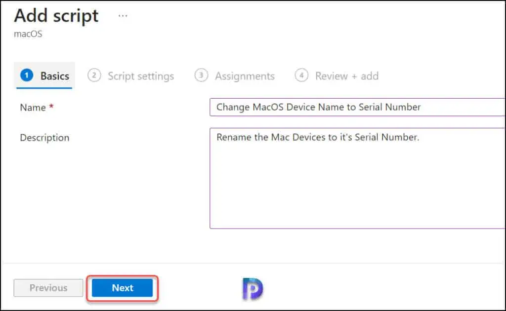 Set MacOS Device Name to Serial Number using Intune