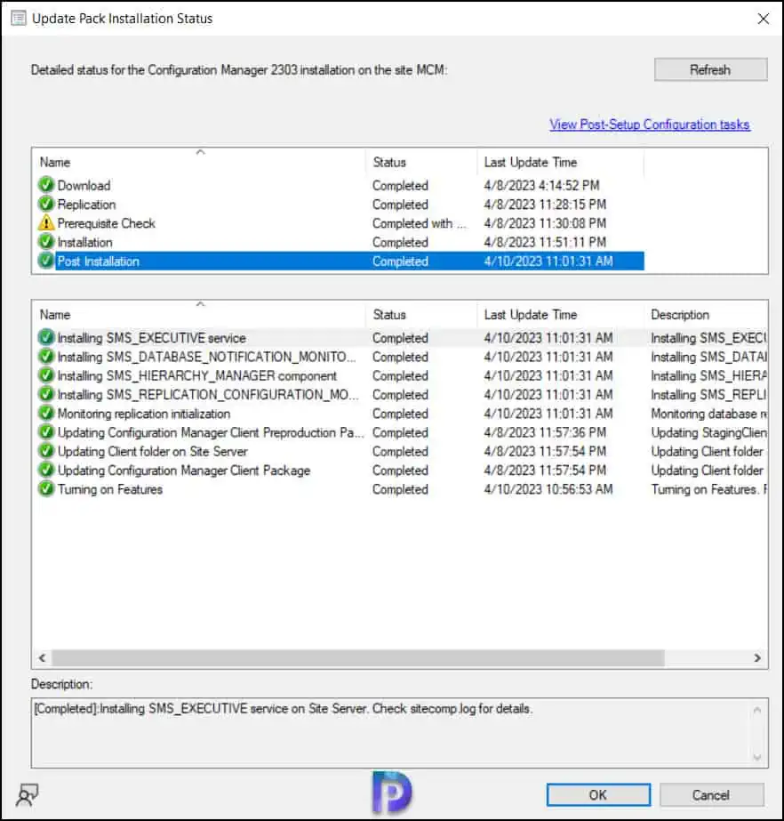 Monitor the ConfigMgr 2303 Upgrade