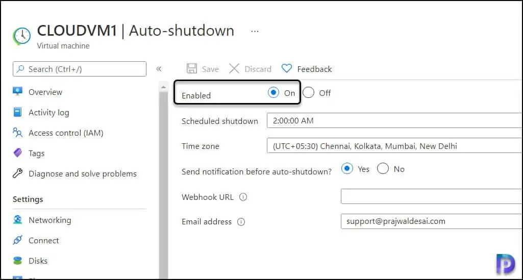 Steps to Turn Off Auto-Shutdown of Azure VM