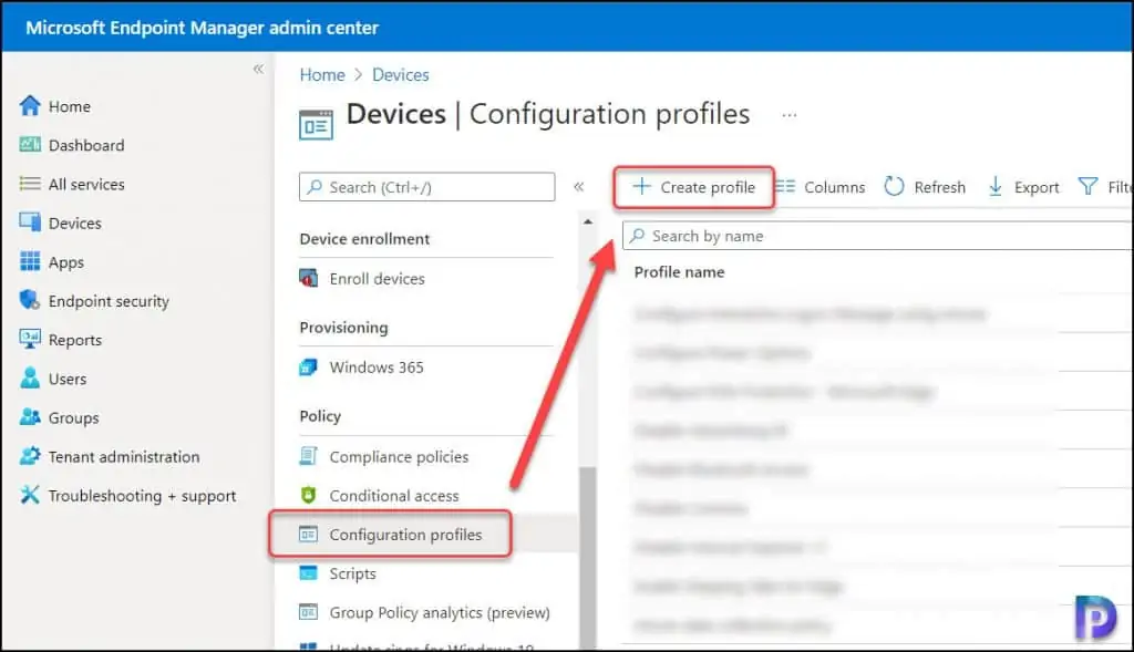 Turn Off Windows Mobility Center using Intune