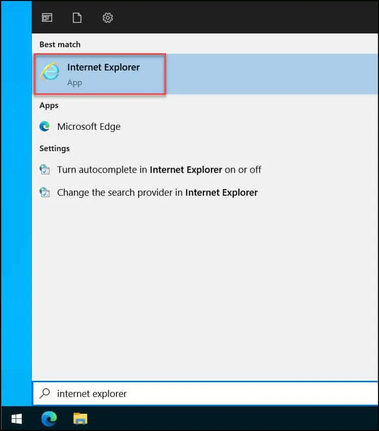 Internet Explorer on Windows Server