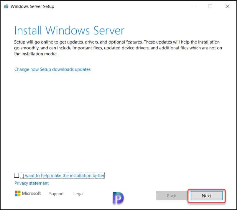 Install Windows Server 2022