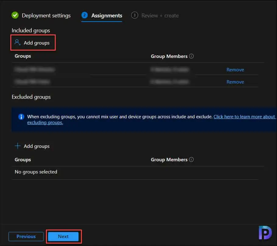 Upgrade to Windows 11 22H2 using Intune | Assignments