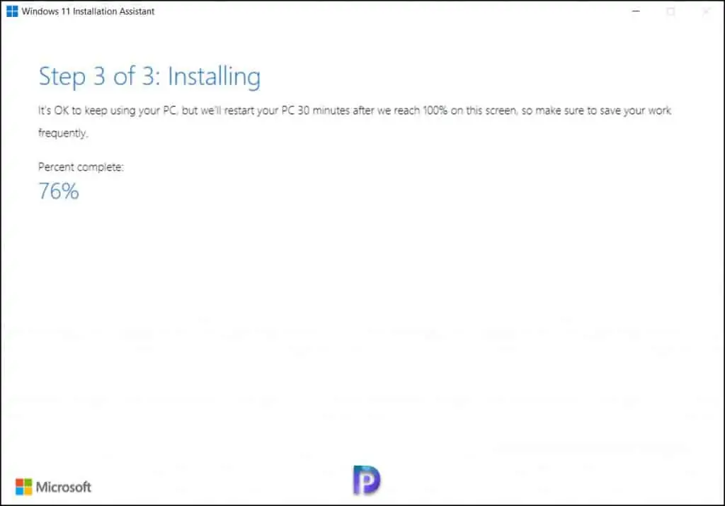 Installing Windows 11 Update