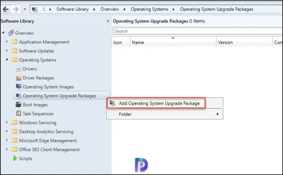 Add Windows 11 Operating System Upgrade Package in SCCM