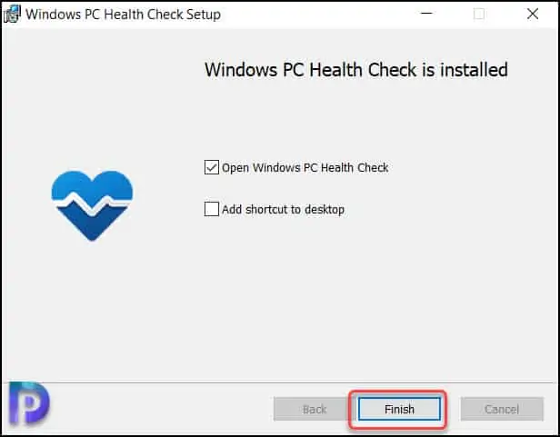 Install Windows 11 PC Health Check App