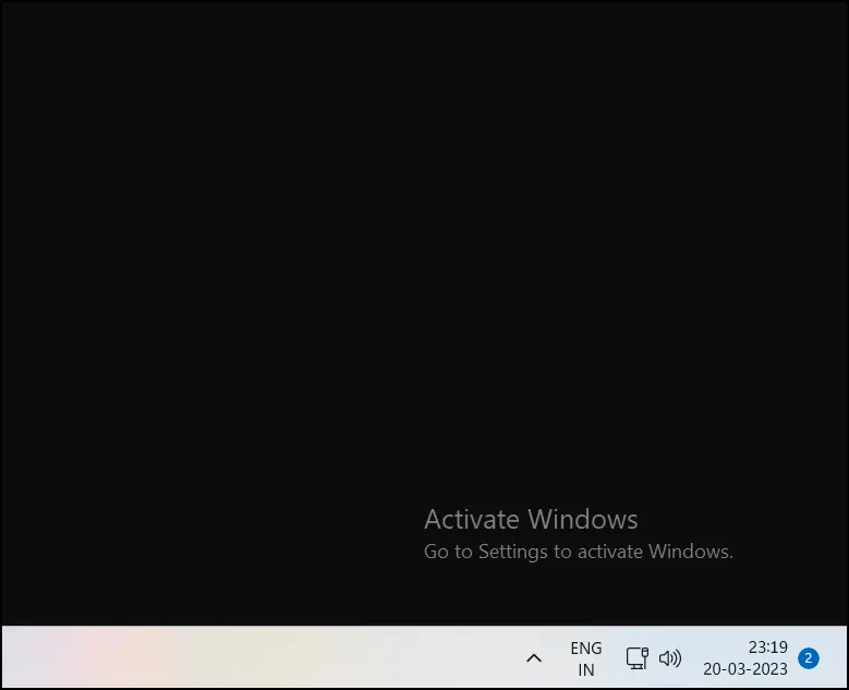 Activate Windows. Go to Settings to activate Windows