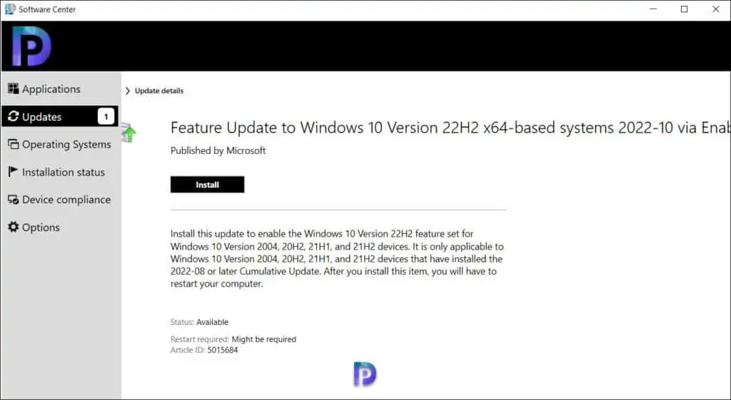 Windows 10 22H2 Upgrade Servicing: End-User Experience
