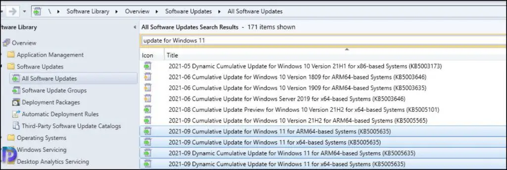 Windows 11 Patching using SCCM